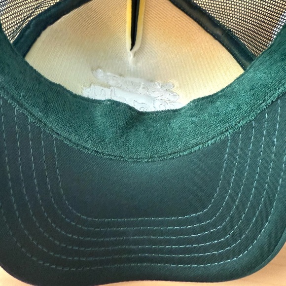 Lake Lady  Foam Trucker Snapback Hat DARK GREEN - Picture 7 of 7